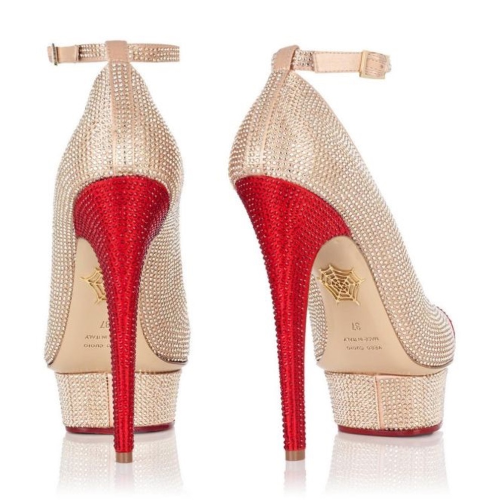 New Charlotte Olympia CRYSTAL KISS ME DOLORES $3,200 39 - Picture 4 of 16
